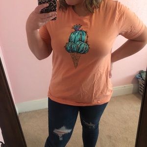 Ice Cream Cactus Tee